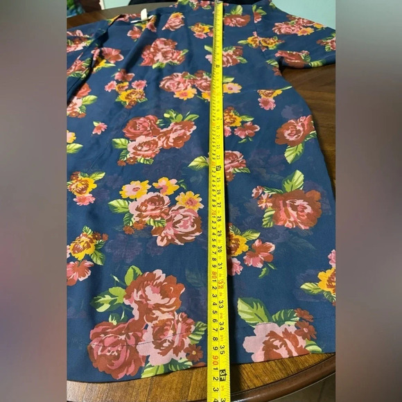 Matilda Jane Kimono Topper Blue Floral Sheer Watch The Sunrise Boho Size M/L - Picture 6 of 8